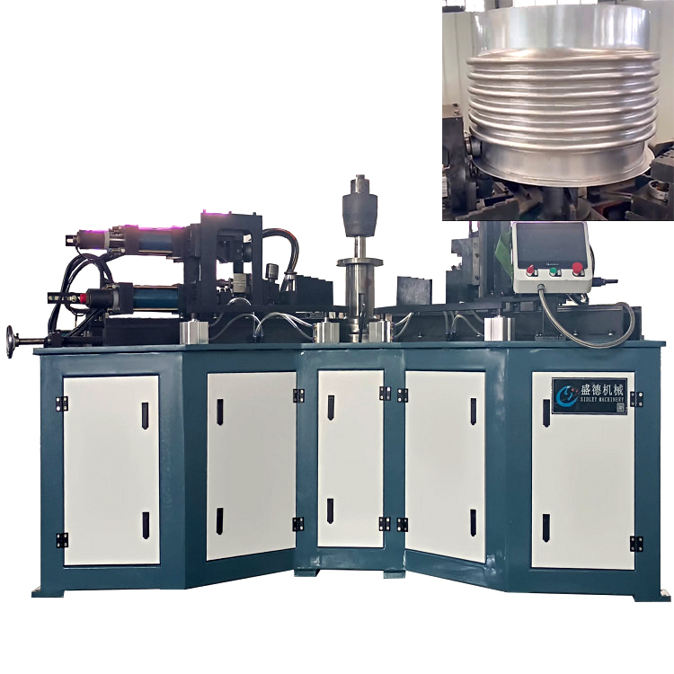 波紋管(guǎn) 管道 自動翻邊(bian)沖孔成型設備(bèi)1300型