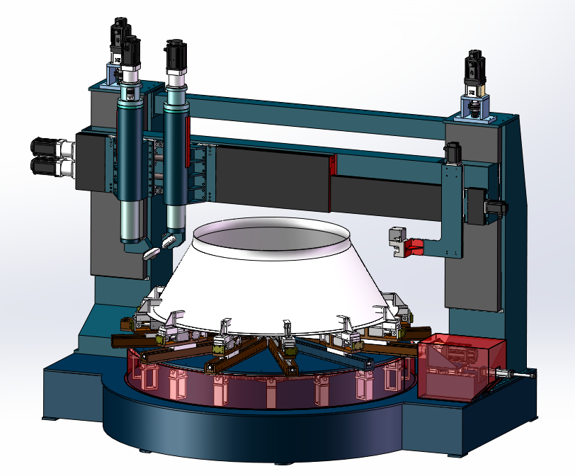 數(shù)控翻邊(biān)機 大直(zhí)徑無模(mo)翻邊機(jī)